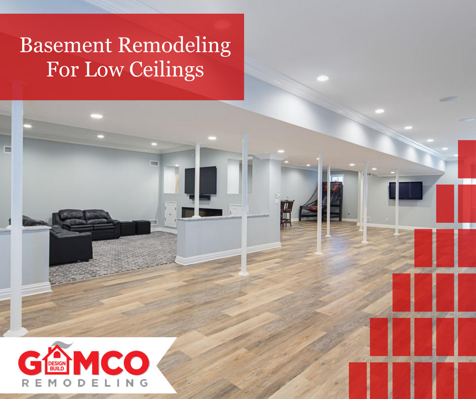 Basement Remodeling For Low Ceilings, How To Finish Basements With Low Ceilings