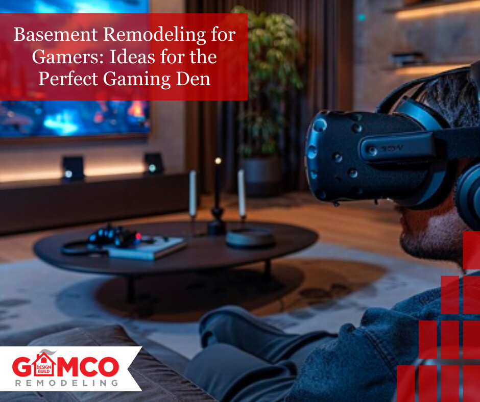 A newly remodeled cool basement gaming den.
